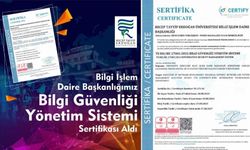 Recep Tayyip Erdoğan Üniversitesi ISO 27001 Sertifikası Aldı