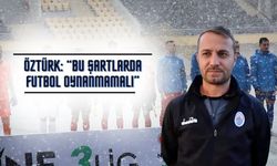 Pazarspor Teknik Direktörü Ramazan Öztürk: “Bu şartlarda futbol oynanmamalı”