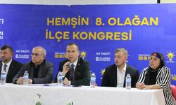 AK Parti Hemşin İlçe Başkanlığı 8. Olağan Kongresi Gerçekleşti