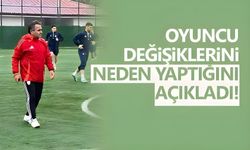 Çayelispor Teknik Direktörü Altunsoy oyuncu değişikliği tartışmalarına cevap verdi