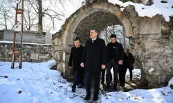 Erzurum Valisi Mustafa Çiftçi, Tortum Dikmen Köyü İlkokulu ve Haho Kilisesi'nde İncelemelerde Bulundu