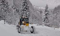 Rize'de kar hayatı olumsuz etkiledi