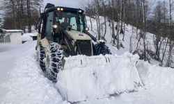 Doğu Karadeniz’de 330 yerleşim yerinin yolu kardan kapandı