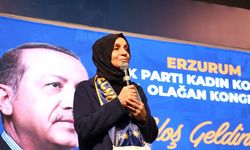 AK Parti'li Usta, Erzurum'da partisinin Kadın Kolları 7. Olağan Kongresi'nde konuştu