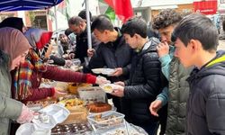 Çaykara'da Gazze yararına kermes düzenlendi