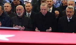 Cumhurbaşkanı Erdoğan, Rize'de Kıbrıs gazisinin cenaze törenine katıldı