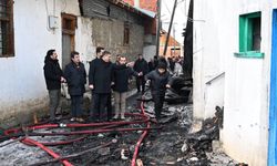 Vali Çiftçi, İspir Duruköy’deki Yangın Bölgesinde İncelemelerde Bulundu