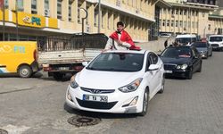 Şampiyon güreşçi memleketi Yusufeli'nde coşkuyla karşılandı