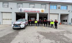 Çorum'da AFAD ve itfaiye ekiplerine güvenli araç kullanım eğitimi verildi