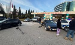 Karabük'te iki otomobilin çarpıştığı kazada 2 kişi yaralandı