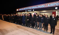 Şehit Piyade Sözleşmeli Er Mustafa Uslu'nun cenazesi Amasya'ya getirildi