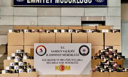 Samsun'da 1 milyon 920 bin makaron ele geçirildi