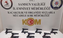 Samsun'da kaçak silah ticareti operasyonunda 3 zanlı yakalandı