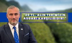 Anahtar Parti Rize İl Başkanı Remzi Kutanoğlu  "30 TL, Alın Terimizin Asgari Karşılığıdır!"