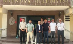 Hopa Belediyesi Başkan Yardımcısı Gökhan Karaibrahimoğlu, Bornova Belediyesi'ni Ziyaret Etti