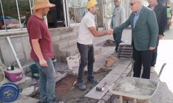 Bayburt'ta Kaldırımlar Yenileniyor,Başkan Memiş Sahada