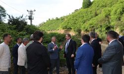Başkan Bilgin: Heyelandan Zarar Gören Yolumuzu Kısa Sürede Onaracağız