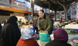 Başkan Osman Nuri Ekim'den Salı Pazarı Esnafına Sıcak Ziyaret