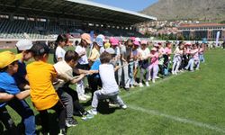 Amasya'da Dünya Çocuk Atletizm Günü nedeniyle şenlik düzenlendi