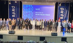 BARÜ'de rektörlük devir teslim töreni yapıldı