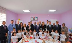 Bayburt’ta Çocuklar Gülsün Diye Derneği öncülüğünde yaptırılan Mattia Ahmet Minguzzi anaokulu açıldı