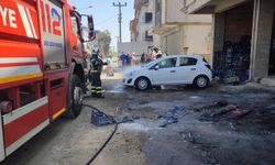 Çarşamba'da çıkan yangın söndürüldü