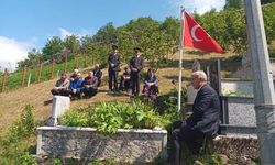 Çaykaralı şehit kabri başında anıldı