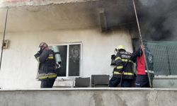 Çorum'da 2 katlı müstakil evde çıkan yangın söndürüldü