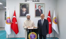 Diyanet İşleri Başkanı Erbaş Ordu Valiliğini ziyaret etti