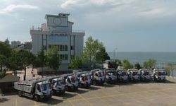 Ordu Büyükşehir Belediyesine yeni 10 iş makinesi alındı