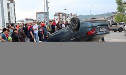 Ordu'da iki otomobil çarpıştı, 5 kişi yaralandı