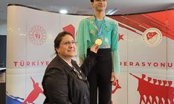 Samsun'da Artistik Buz Pateni Amatörler Yarışması sona erdi