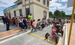 Samsun'da Çocuk Eğitim Parkı'nda öğrencilere eğitim verilmeye başlandı