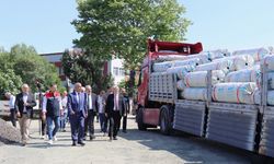 Samsun'da örtü altı üretim yapan 191 çiftçinin sera naylonu yenilendi