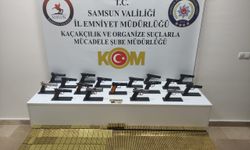 Samsun'da silah kaçakçılığı operasyonunda 2 zanlı yakalandı