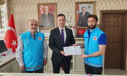 Suluova Kaymakamı Gürçam, Filistin’e kurban bağışında bulundu