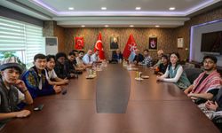 Trabzonspor'a uluslararası öğrencilerden ziyaret