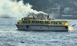 İstifa pankartıyla Ali Koç'un yalısına geldiler!