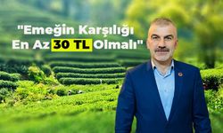 Özçelik: "Emeğin Karşılığı En Az 30 TL Olmalı"