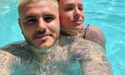 Mauro Icardi, China Suarez ile evinin havuzunda aşk perçinledi