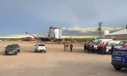 Erzurum'da asfalt üretim tesisindeki patlamada 1 işçi öldü, 1 işçi yaralandı (2)