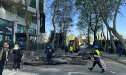 Sarıyer'de çöken yolla ilgili İBB'den açıklama
