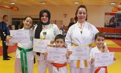 Rize'de iki anne çocuklarının ardından aikidoya başladı