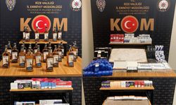 Rize’de Kaçak Ürün Operasyonu: 14 Kişi Hakkında Adli İşlem Başlatıldı
