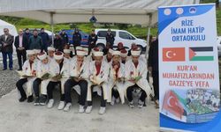 Rize’de öğrenciler şehitlerimizin kabirlerini ziyaret etti