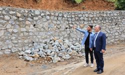 Arhavi'de Taş Duvar Projeleri Tamamlandı, Toprak Kaymalarına Karşı Önlem Alındı