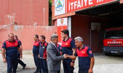 Artvin Valisi Ergün’den İtfaiyecilere Ziyaret ve Moral Desteği