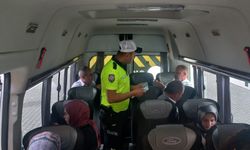 Artova'da trafik polisleri denetim yaptı