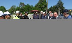 Çorum Valisi Çalgan, Samsun-Ankara yolunda denetimlere katıldı