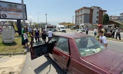 Düzce iki aracın çarpıştığı kazada 3 kişi yaralandı